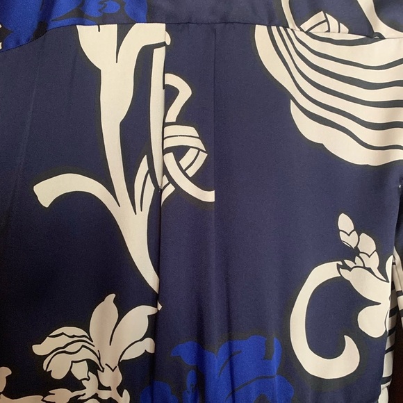 Zara Printed Maxi Wrap Shirt Dress - Picture 6 of 7